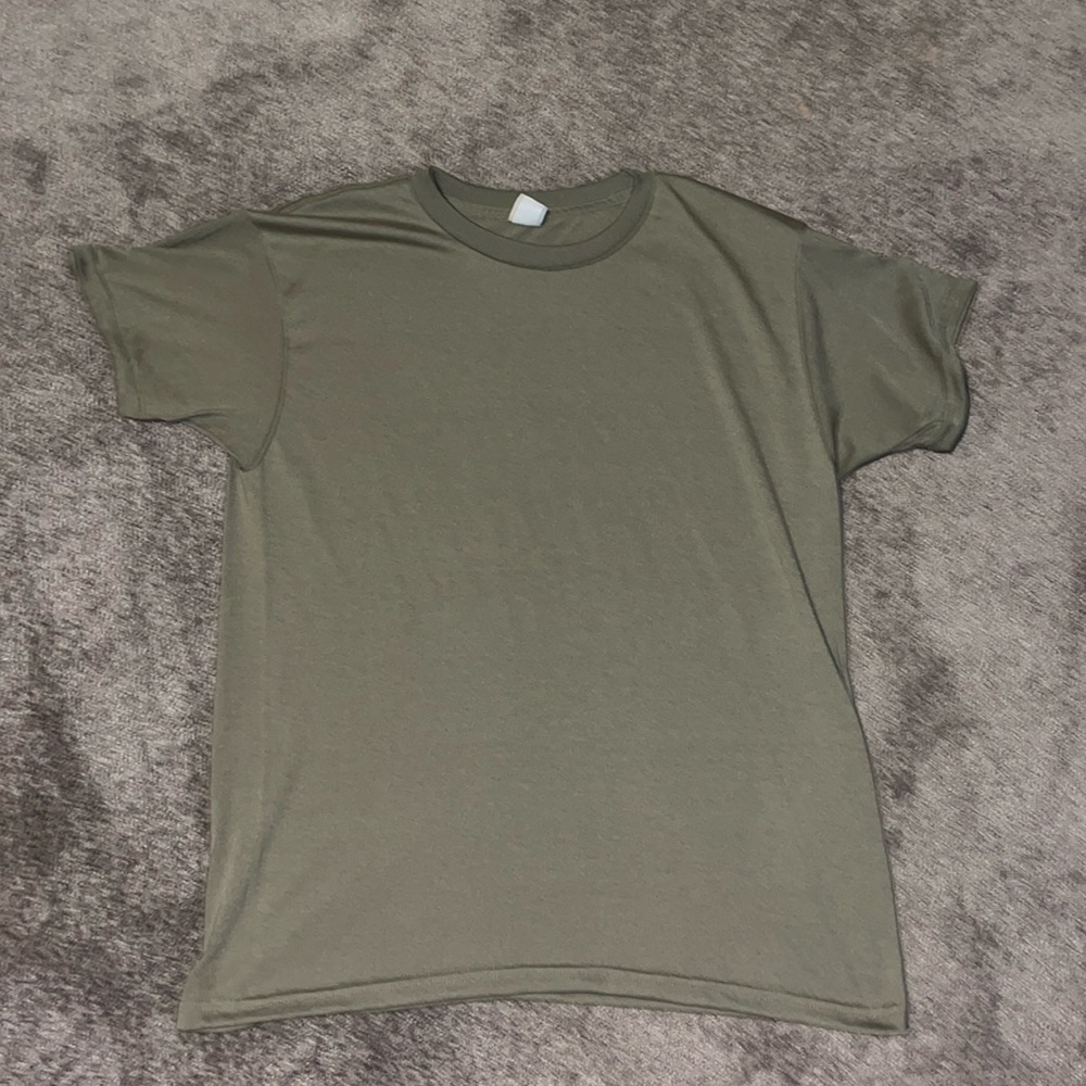Plain polyester streetwear t-shirt